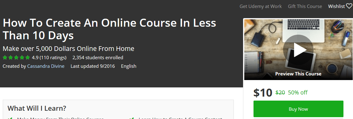 How To Create An Online Course In Less Than 10 Days 