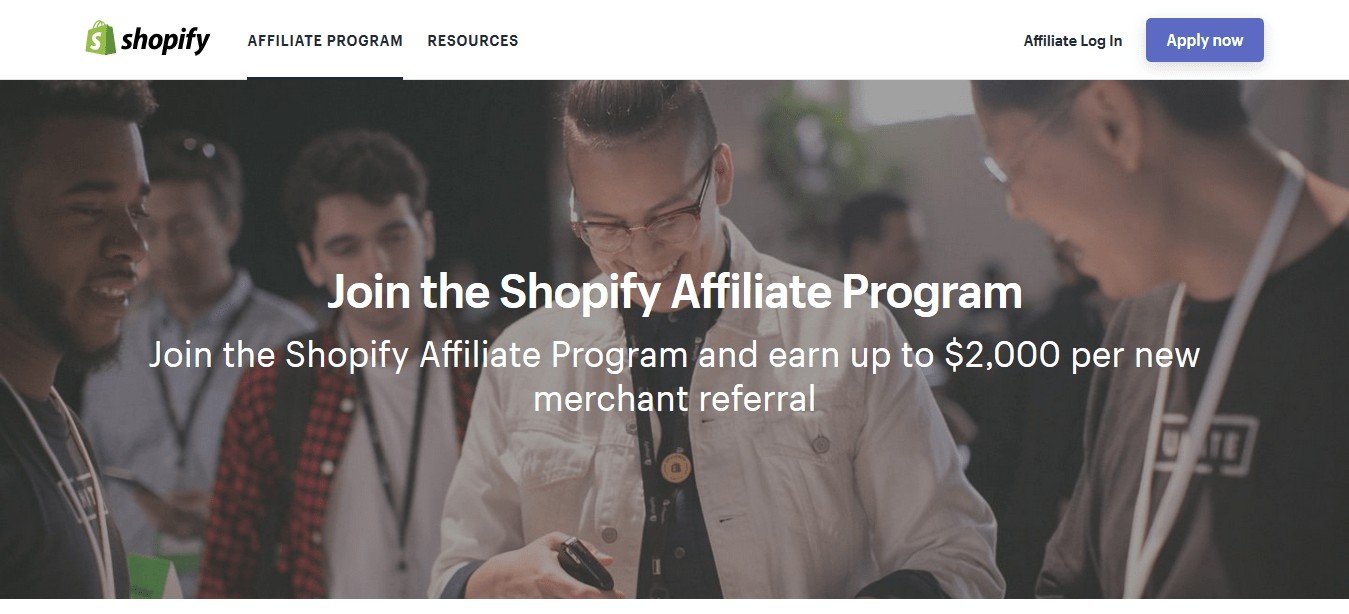 Shopify affiliate program