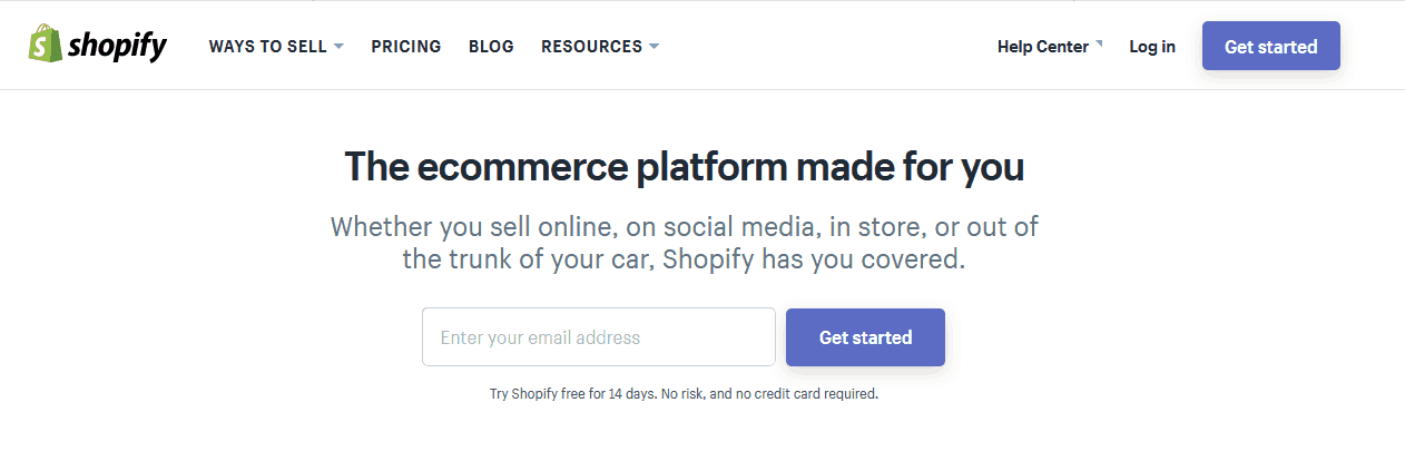 working from home with an online shopify store