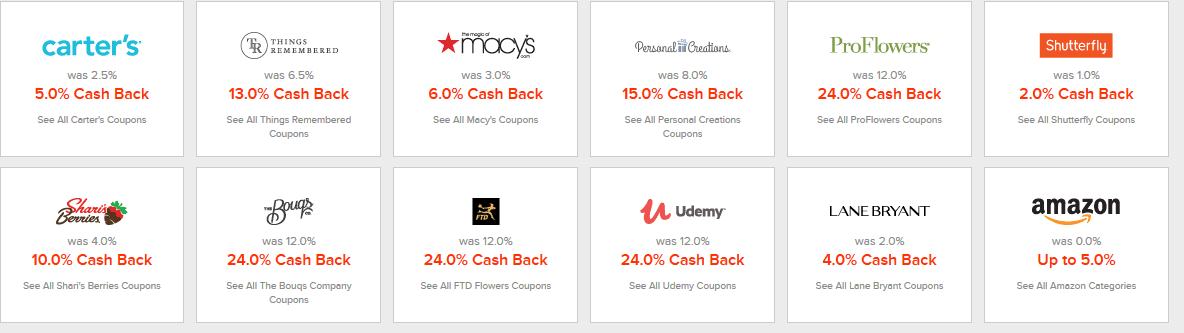 ebates online stores