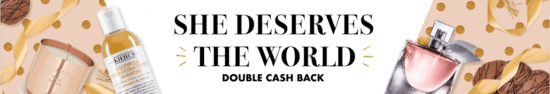 mother's day double cash back at Rakuten 