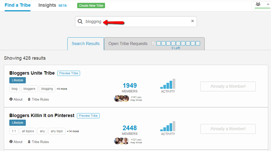 how to join tailwind Tribes
