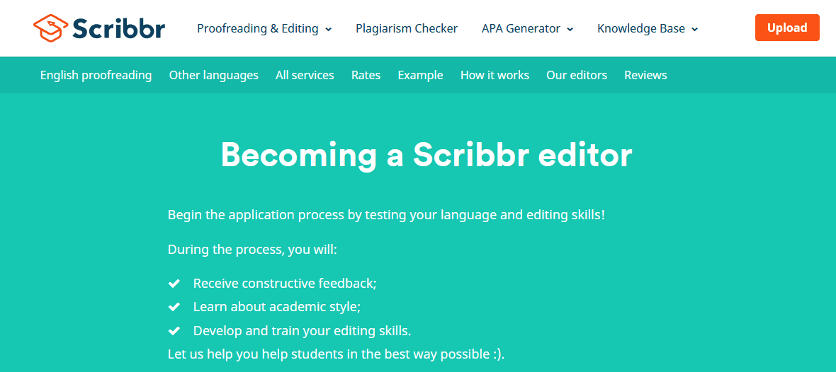becoming a scribbr editor