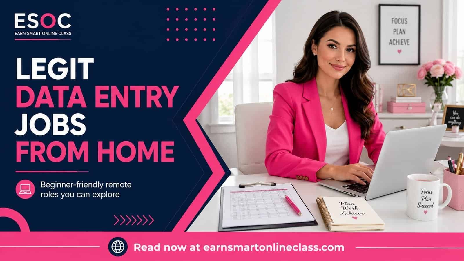 10 Legit Data Entry Jobs From Home in 2026 — No Experience Needed - ESOC