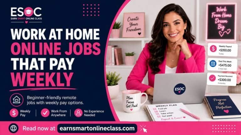 Work At Home Online Jobs That Pay Weekly