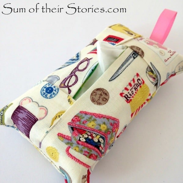 sewing+fabric for pocket tissue holders 