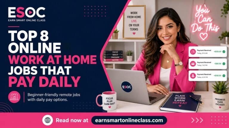 15 Online Jobs That Pay Daily in 2026 (Legit and Fast)