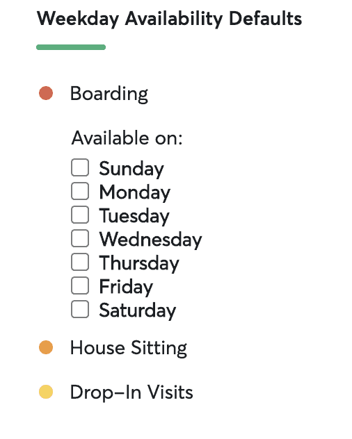 boarding schedule on rover