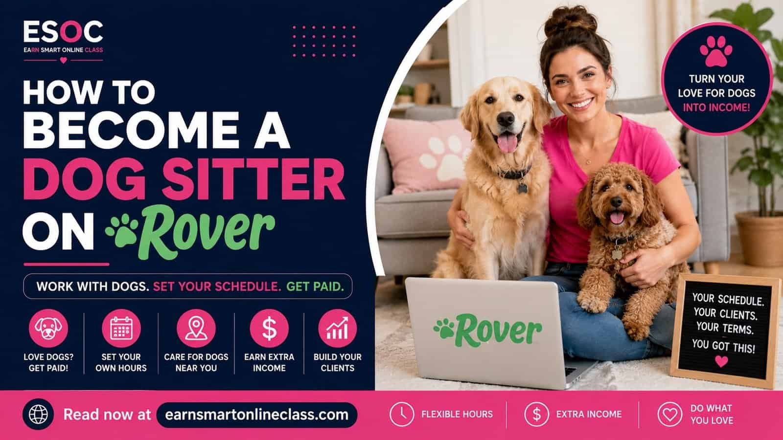 How to Become a Dog Sitter on Rover in 2026