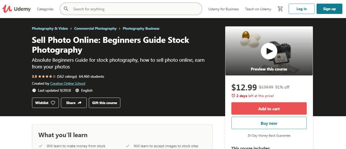 learn photography on udemy