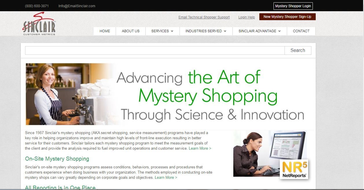 sinclair shopper jobs