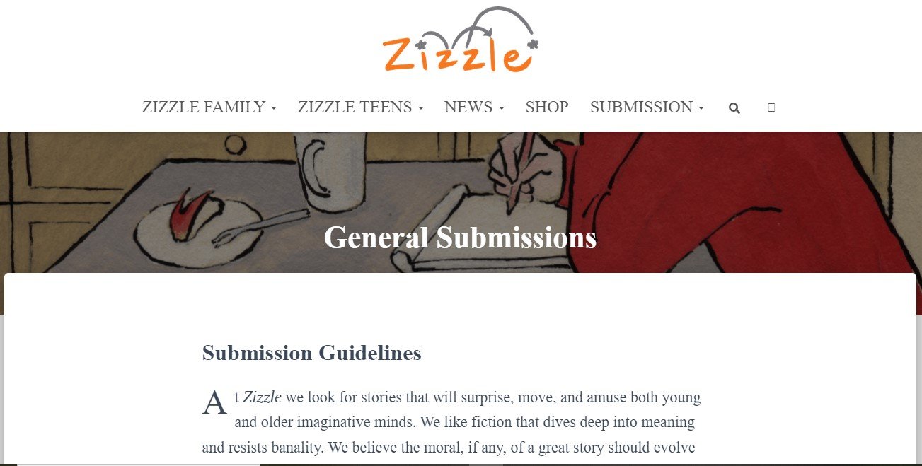 short story publishers at Zizzle