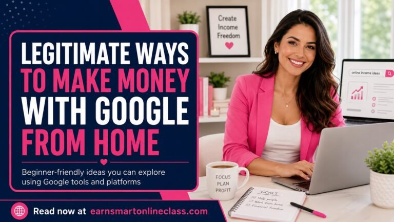 Legitimate Ways to Make Money With Google From Home