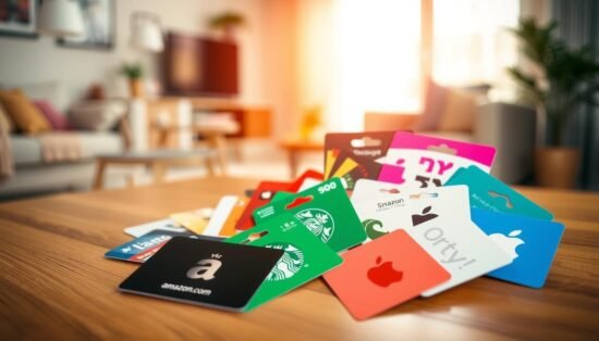 popular gift cards