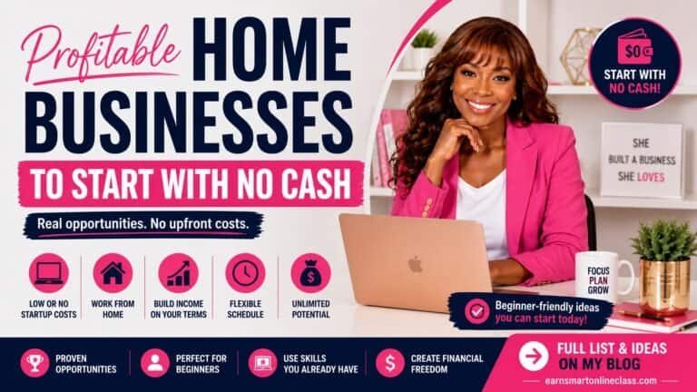 Profitable Home Businesses to Start With No Cash
