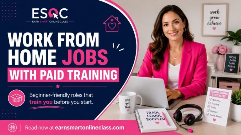 Work From Home Jobs With Paid Training