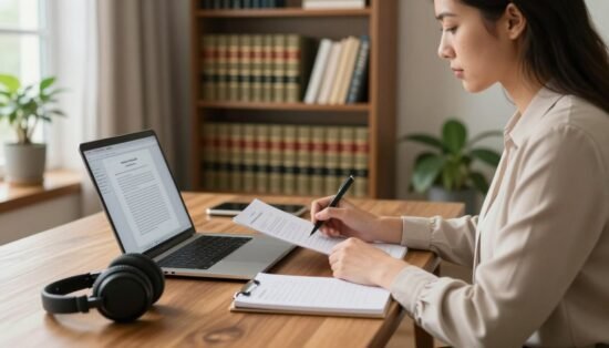 legal transcription courses from home