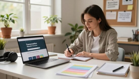 transcription courses for beginners
