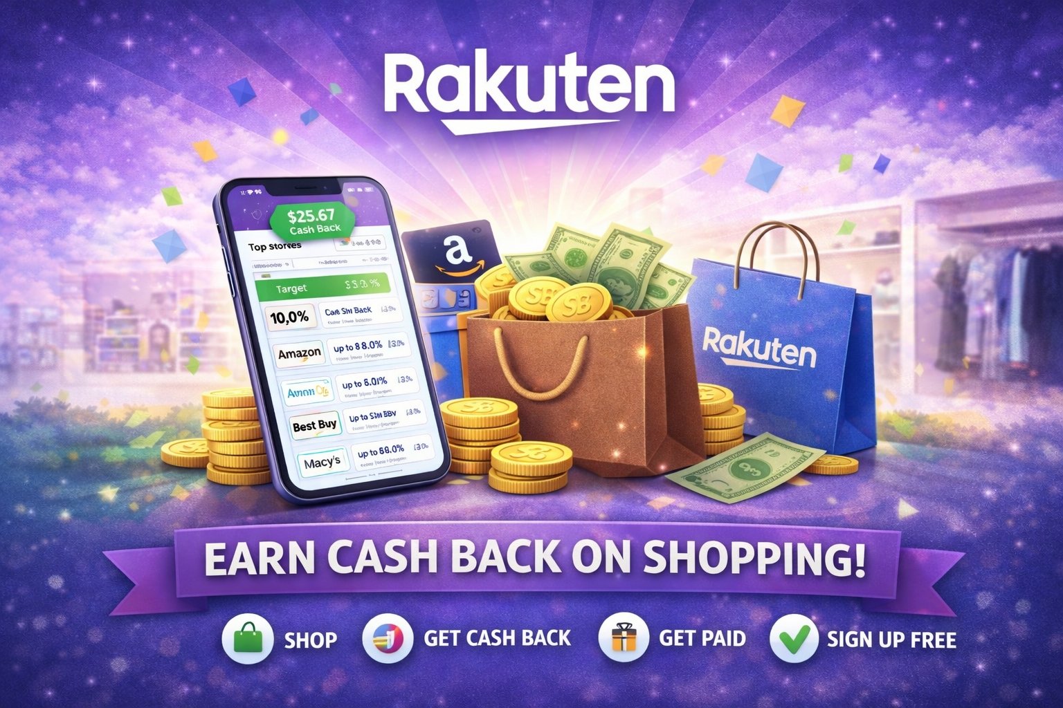 Rakuten - cashback shopping app