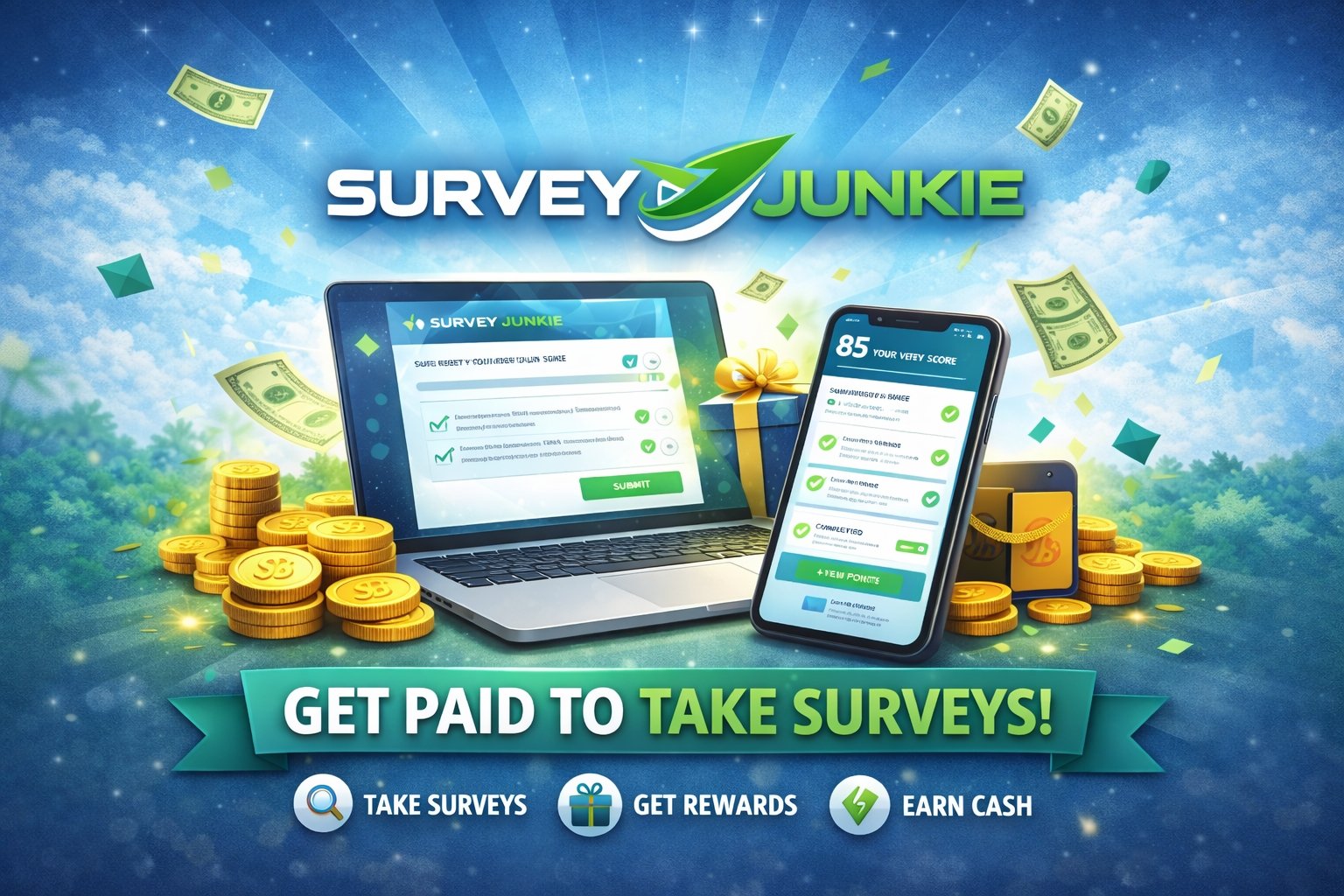Survey Junkie - survey app that pays fast