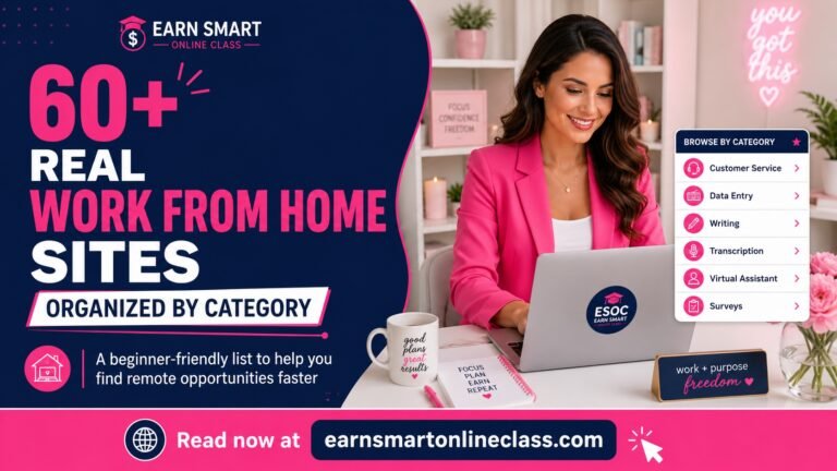 60+ Legit Sites to Work Remotely and Make Money Online